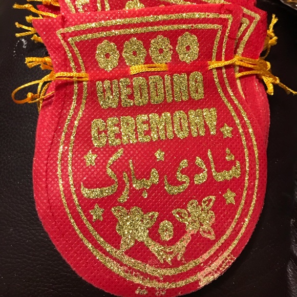 Wedding party favor bag Indian Pakistani nwot